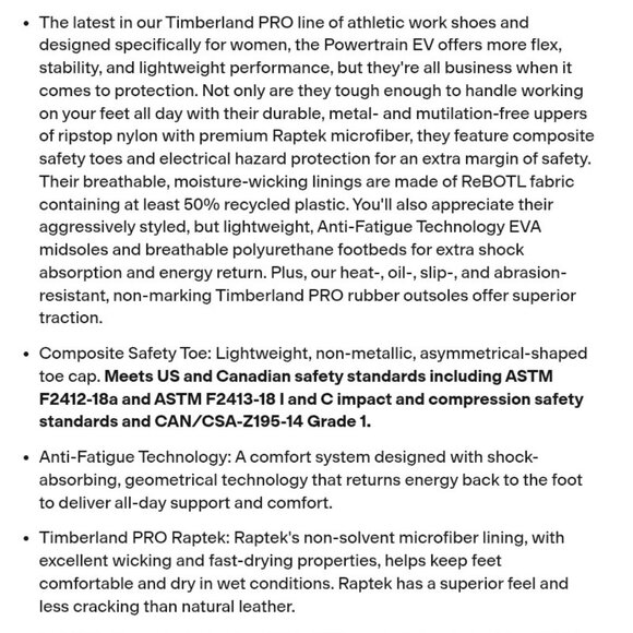 Timberland Pro sneaker - Picture 8 of 9